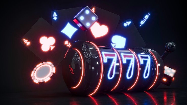 Antarmuka Fa Cai Shen Deluxe dengan simbol-simbol tema kemakmuran di platform cinasipit
